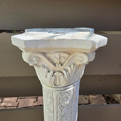 Vintage Outdoor Column with Greecian Design