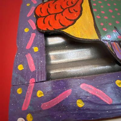 Folk Art Funky Fish Display, Signed S.A. Blackwell