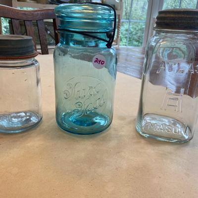 Trio of Mason Jars Lot Two
