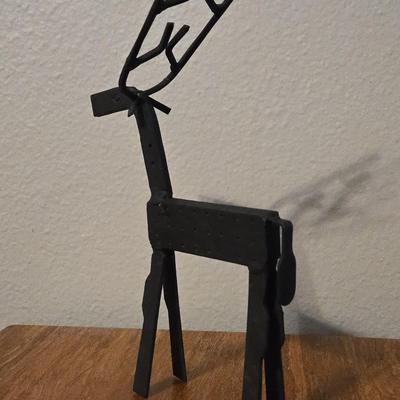 Vintage Metal Reindeer