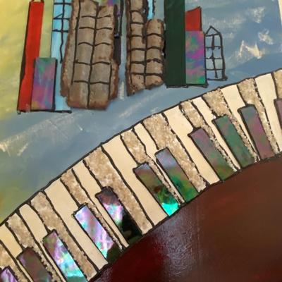 Unframed Original Tom Roddy Abstract Oil on Canvas Painting