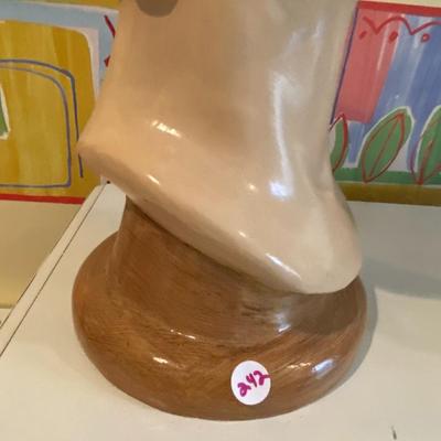 Vintage Katherine’s Collection Head Mannequin Art Deco Style Ceramic Bust