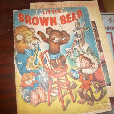 Collection of Six Vintage Children's Books- Circa 1930's