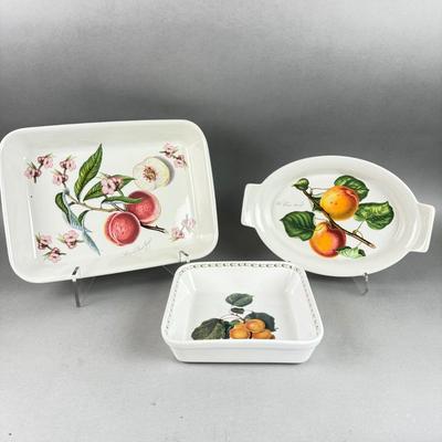 K320 Pomona Portmeirion Serving Dishes with Queen's Hookers Square Dish