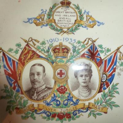 British Royal Family Commemorative Cups, Plates, and Ashtray