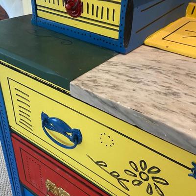 Folk Art Refurbished Dresser