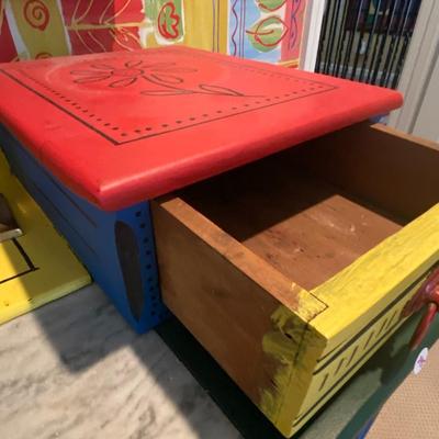 Folk Art Refurbished Dresser