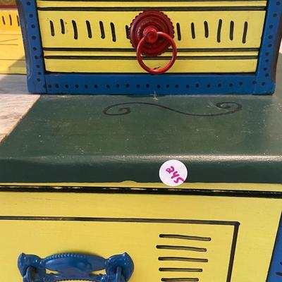 Folk Art Refurbished Dresser