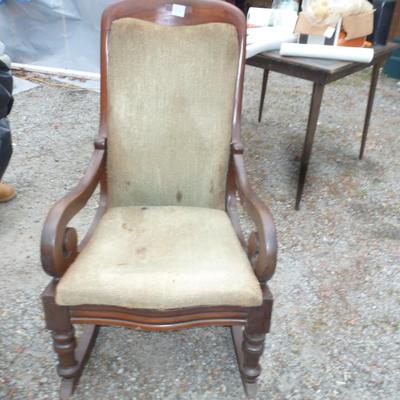 Victorian Rocking Chair- Circa 1880's