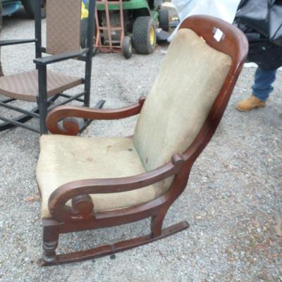 Victorian Rocking Chair- Circa 1880's
