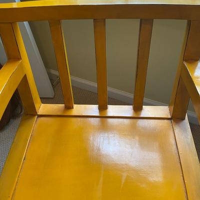 Goldenrod Shellac Chair