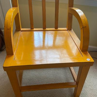 Goldenrod Shellac Chair
