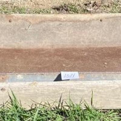 Metal and Wood Feed Trough