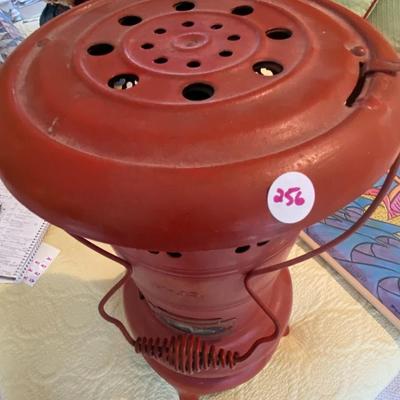Antique Red Oil Heater
