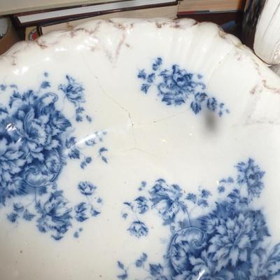 Pitcher and Basin- Floral Design- Circa 1900