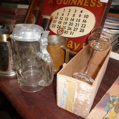 Collection of Pub Ware and Decor