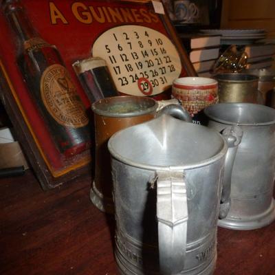 Collection of Pub Ware and Decor
