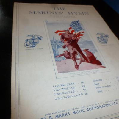 WWI and WWII Literature and Sheet Music