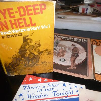 WWI and WWII Literature and Sheet Music