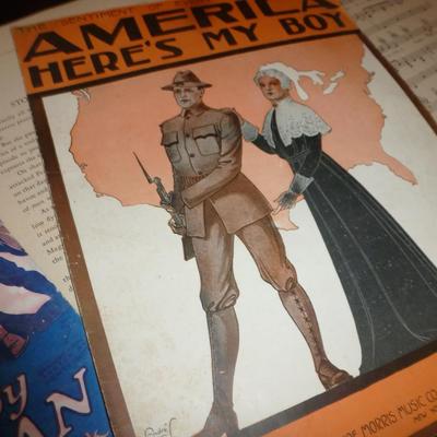 WWI and WWII Literature and Sheet Music