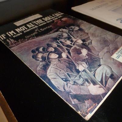 WWI and WWII Literature and Sheet Music