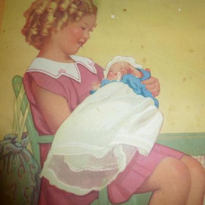 Shirley Temple Collection- Framed Photo and Book