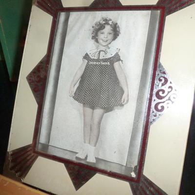 Shirley Temple Collection- Framed Photo and Book
