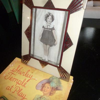 Shirley Temple Collection- Framed Photo and Book