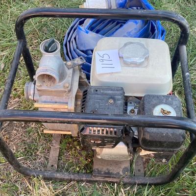 Honda 4.0 GX120 Semi Trash Pump W/Hose