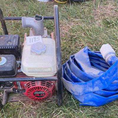 Honda 4.0 GX120 Semi Trash Pump W/Hose