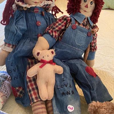 Lot of Collectible Plushies and Display Chairs