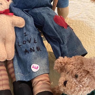 Lot of Collectible Plushies and Display Chairs