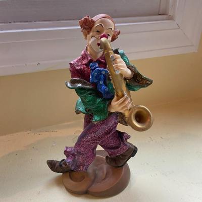 Lot of Clown Musician Figurines