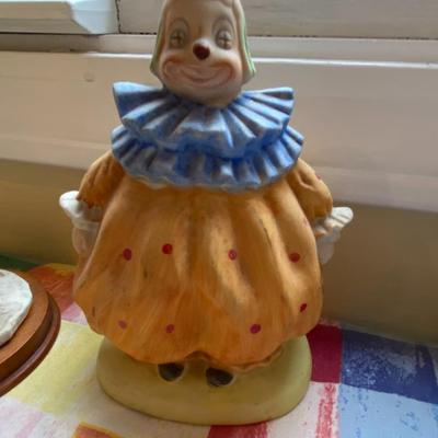 Lot of Ten Clown Figurines