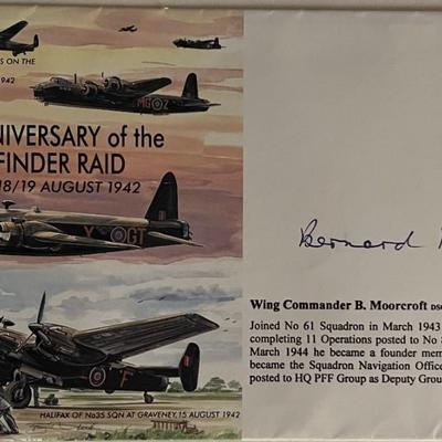 Bernard Moorecroft signed FDC. 5x9 inches