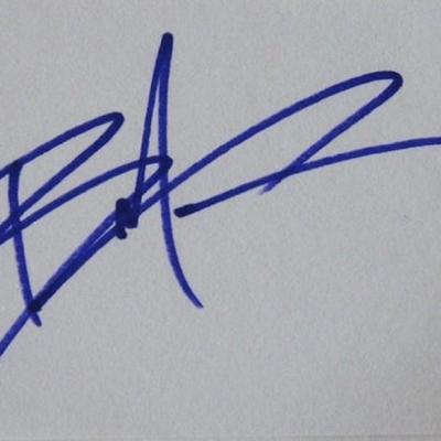 Brandon Lee signature slip