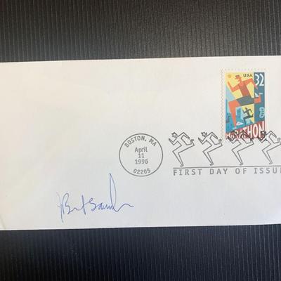Olympian Joan Benoit Samuelson signed first day cover