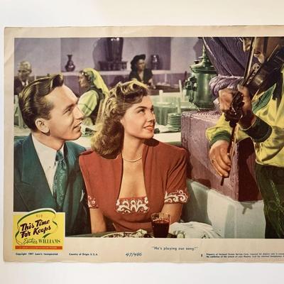 This Time for Keeps original 1947 vintage lobby card