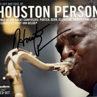 Houston Person Art & Soul Of signed CD