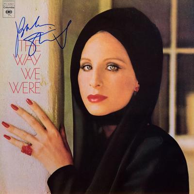 Barbra Streisand signed The Way We Were album