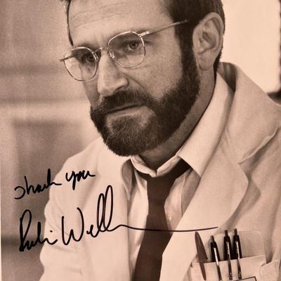 Robin Williams signed photo