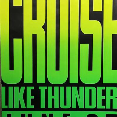 Days of Thunder 1990 Teaser Original Movie Poster