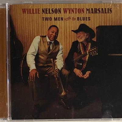 Willie Nelson Wynton Marsalis Two Men With The Blues CD. 5x6 inches