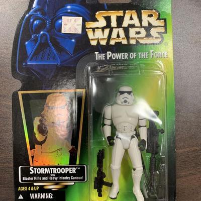 Star Wars unsigned Stormtrooper action figure