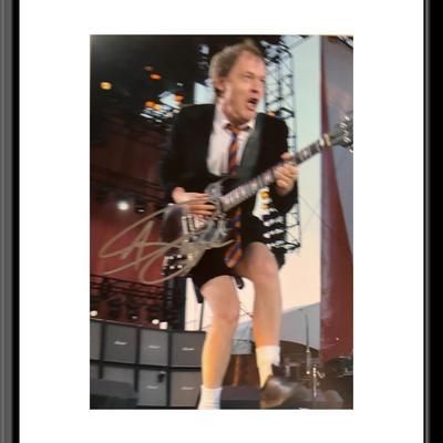 AC/DC Angus Young signed photo