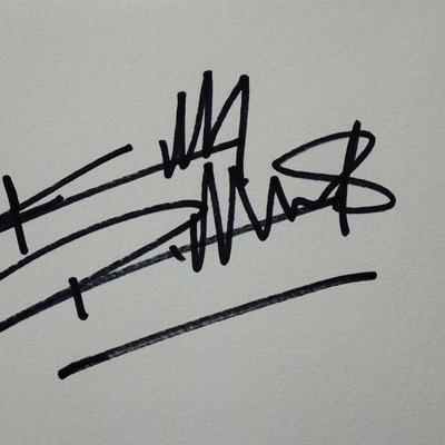 Keith Richards signature slip