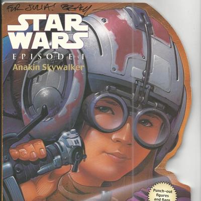 Star Wars Anakin Skywalker signed novelty book 