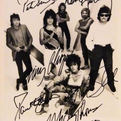 Jefferson Starship signed promo photo 