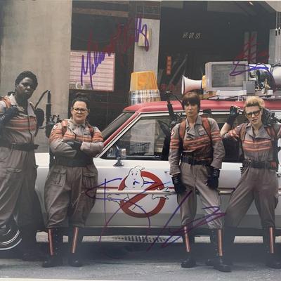 Ghostbusters signed movie photo