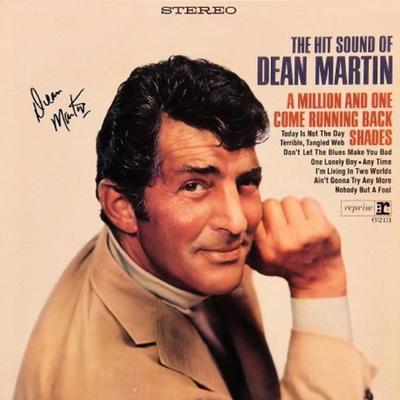 Dean Martin signed The Hit Sound of Dean Martin album